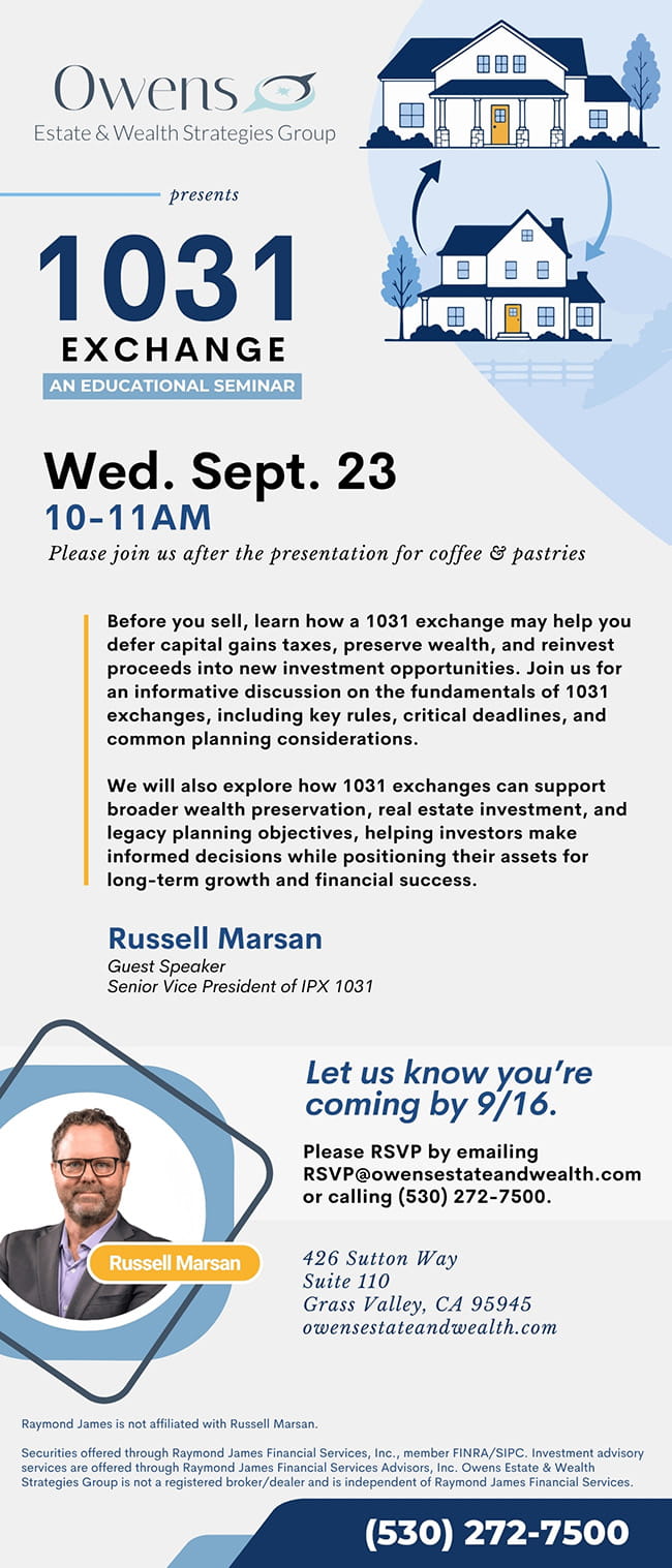 1031 Seminar Flyer